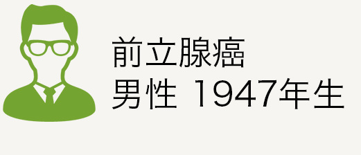 前立腺癌 男性 1947年生